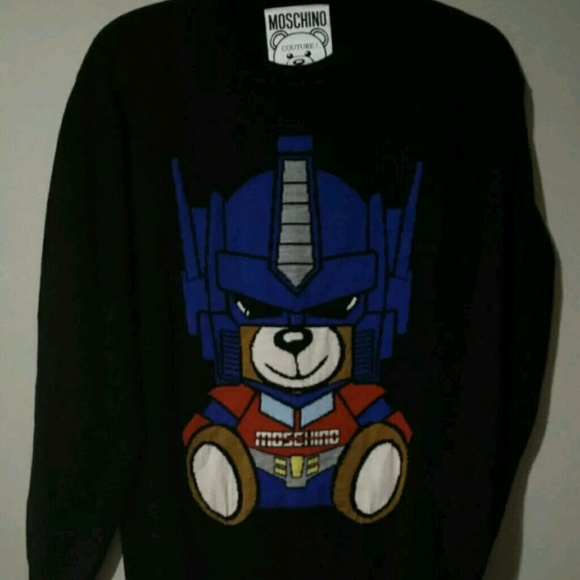 MOSCHINO Transformer Bear Sweater Dress XS - Picture 5 of 7